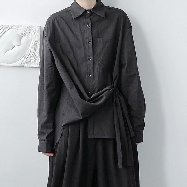 men's casual shirts plus size customized autumn winter asymmetry design is loose and contracted individual character tide male shirt, White;black
men's casual shirts plus size customized autumn winter asymmetry design is loose and contracted individual character tide male shirt, White;black