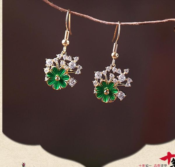 2020 the new style of chinese classic earrings with round face and ladies' temperament and earrings with ancient and court style 210, Silver
2020 the new style of chinese classic earrings with round face and ladies' temperament and earrings with ancient and court style 210, Silver