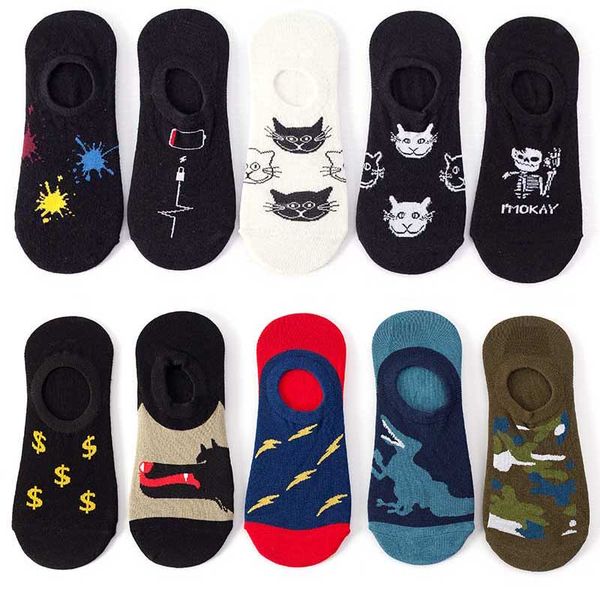 six sports socks mens womens lovers fashion print cotton basketball tennis running skateboarding football 5 piece silicone non-slip, Black
six sports socks mens womens lovers fashion print cotton basketball tennis running skateboarding football 5 piece silicone non-slip, Black