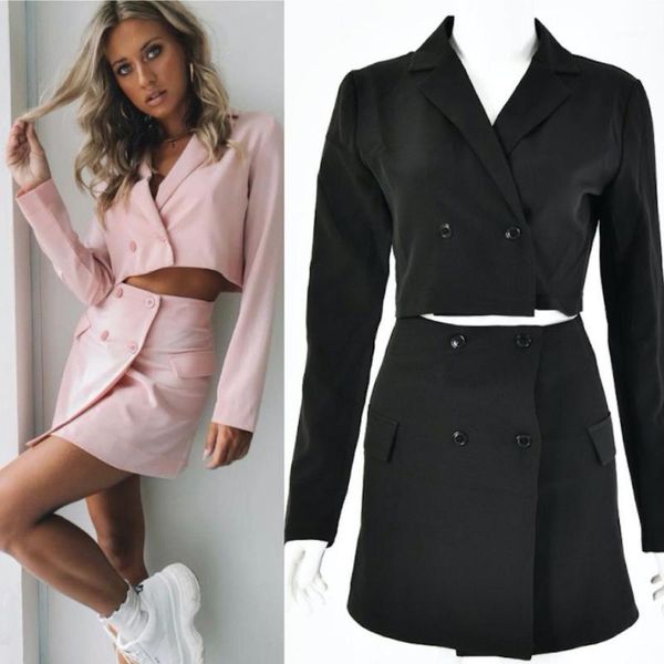 sweet girls clothes elegant pink red black a line mini skirt set fashion double breasted buttons short blazer1, White;black
sweet girls clothes elegant pink red black a line mini skirt set fashion double breasted buttons short blazer1, White;black