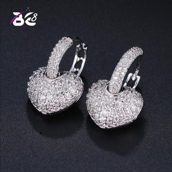 hoop & huggie be 8 shiny cubic zirconia white gold color love heart earrings for women ladies fashion jewelry e394, Golden;silver
hoop & huggie be 8 shiny cubic zirconia white gold color love heart earrings for women ladies fashion jewelry e394, Golden;silver