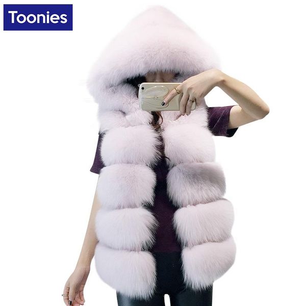 women's fur & faux coats women fashion thicken sleeveless vest 5 colors hooded streetwear waistcoat, Black
women's fur & faux coats women fashion thicken sleeveless vest 5 colors hooded streetwear waistcoat, Black