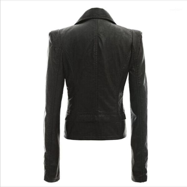 leather jacket jacket zipper two wear autumn winter women's motorcycle leather1, Black
leather jacket jacket zipper two wear autumn winter women's motorcycle leather1, Black