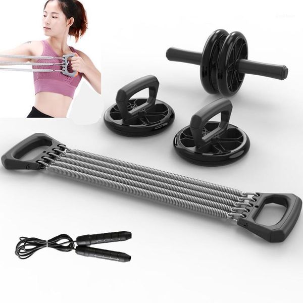 training equipment home fitness gym roller trainer with push up bar jump rope muscle set abdominal press wheel roller1
training equipment home fitness gym roller trainer with push up bar jump rope muscle set abdominal press wheel roller1