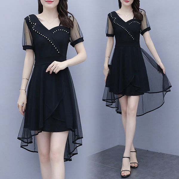 female plus size dressed black party casual sweatshirt beach dress business clothes hdmx, Black;gray
female plus size dressed black party casual sweatshirt beach dress business clothes hdmx, Black;gray