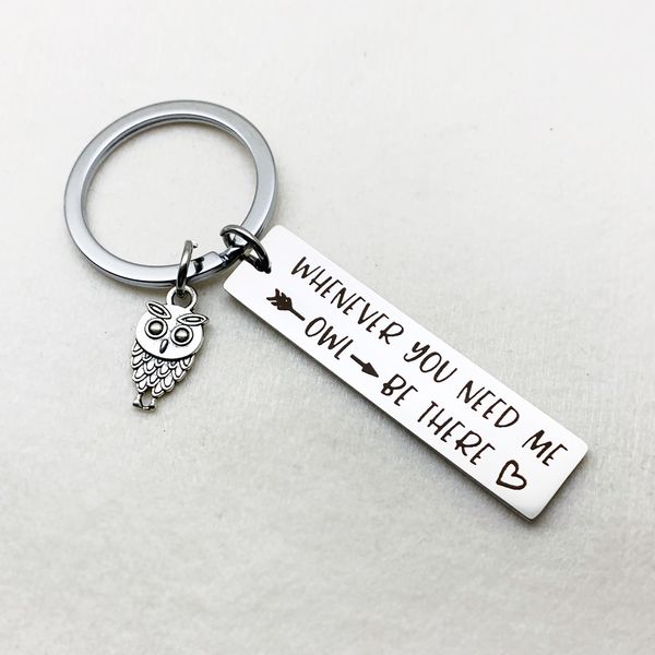 owl keychain bff keychain friendship keychain whenever you need me owl be there sympathy gift stay strong gift, Slivery;golden
owl keychain bff keychain friendship keychain whenever you need me owl be there sympathy gift stay strong gift, Slivery;golden