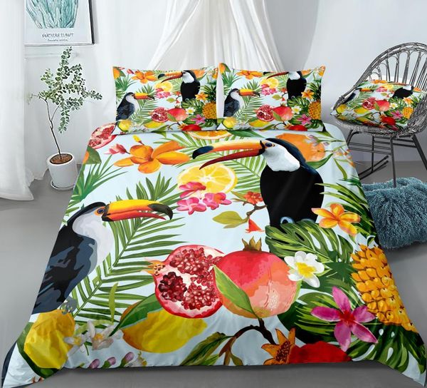 tropical fruits and toucan duvet cover set pomegranate lemon orange flowers leaves bedding botanical quilt cover king dropship 1012
tropical fruits and toucan duvet cover set pomegranate lemon orange flowers leaves bedding botanical quilt cover king dropship 1012