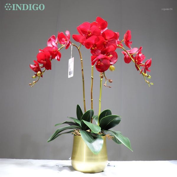 -red orchid (3 flower+3 leaves+pot) real touch diy flower arrangment wedding christmas party event decoration drop1 decorative flowers & wre
-red orchid (3 flower+3 leaves+pot) real touch diy flower arrangment wedding christmas party event decoration drop1 decorative flowers & wre