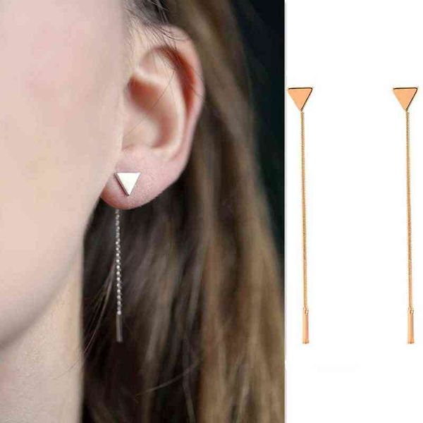 korean triangle metal geometric earrings long chain tassels jewelry earrings for women wedding party jewelry fashion accesorios g220312, Silver
korean triangle metal geometric earrings long chain tassels jewelry earrings for women wedding party jewelry fashion accesorios g220312, Silver
