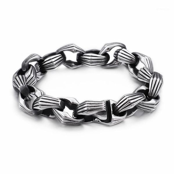 punk 22cm link chain bracelets for men stainless steel irregular geometric pattern charm hand chain wrap bracelet jewelry1, Golden;silver
punk 22cm link chain bracelets for men stainless steel irregular geometric pattern charm hand chain wrap bracelet jewelry1, Golden;silver