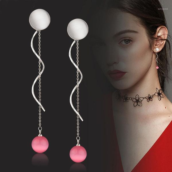dangle & chandelier sinleery charm smooth pink opal long earrings for women gold silver color drop earring bride wedding jewelry es646 ssg1
dangle & chandelier sinleery charm smooth pink opal long earrings for women gold silver color drop earring bride wedding jewelry es646 ssg1
