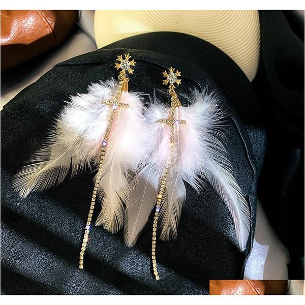 s947 fashion jewelry s925 silver needle feather earrings rhisntone cross long tassel d sqcvgk new_dhbest
s947 fashion jewelry s925 silver needle feather earrings rhisntone cross long tassel d sqcvgk new_dhbest