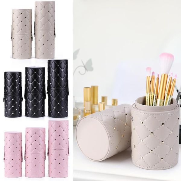 fashion pu leather portable makeup brush storage case cylinder shape travel pen container holder cosmetic container make up tool1
fashion pu leather portable makeup brush storage case cylinder shape travel pen container holder cosmetic container make up tool1