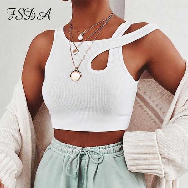 fsda o neck white crop women summer 2020 sleeveless basic t shirt off shoulder cami casual streetwear cotton tank 1
fsda o neck white crop women summer 2020 sleeveless basic t shirt off shoulder cami casual streetwear cotton tank 1