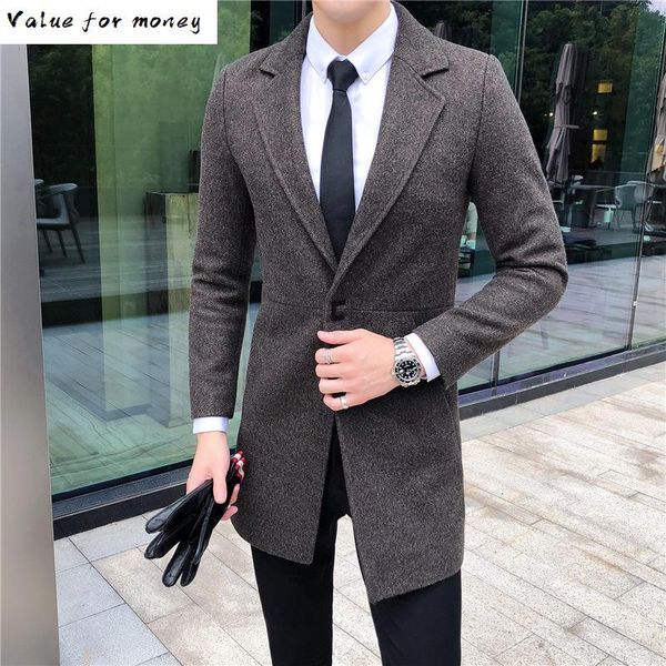 han coat edition young handsome male in the fall and winter of popular new recreational dust coat of men's clothes, Black
han coat edition young handsome male in the fall and winter of popular new recreational dust coat of men's clothes, Black