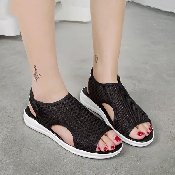designer women sandals 2020 summer breathable mesh open toe platform shoes woman casual walking flats sandalias plus size, Black
designer women sandals 2020 summer breathable mesh open toe platform shoes woman casual walking flats sandalias plus size, Black