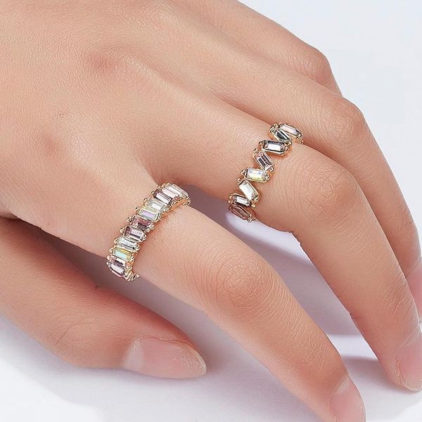 fashion crystal ring colorful women minimalist wedding rings new trendy engagement elegant classical luxury zircon romantic ring, Slivery;golden
fashion crystal ring colorful women minimalist wedding rings new trendy engagement elegant classical luxury zircon romantic ring, Slivery;golden