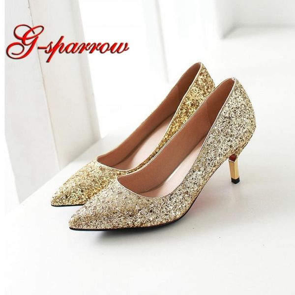 spring pointed toe women shoes comfortable middle heel glitter sequined cloth wedding party shoes bridal pumps plus size 431, Black
spring pointed toe women shoes comfortable middle heel glitter sequined cloth wedding party shoes bridal pumps plus size 431, Black