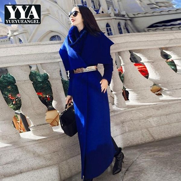 women's wool & blends korean woolen coat slim autumn winter long women casual thick jacket outerwear sashes ladies blue overcoats1, Black
women's wool & blends korean woolen coat slim autumn winter long women casual thick jacket outerwear sashes ladies blue overcoats1, Black