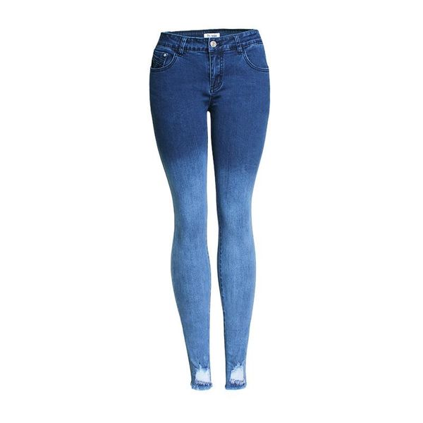 women low waist push up hip pencil lift skinny jeans gradient color ripped hole denim pants stretch slim fit jean trousers, Blue
women low waist push up hip pencil lift skinny jeans gradient color ripped hole denim pants stretch slim fit jean trousers, Blue