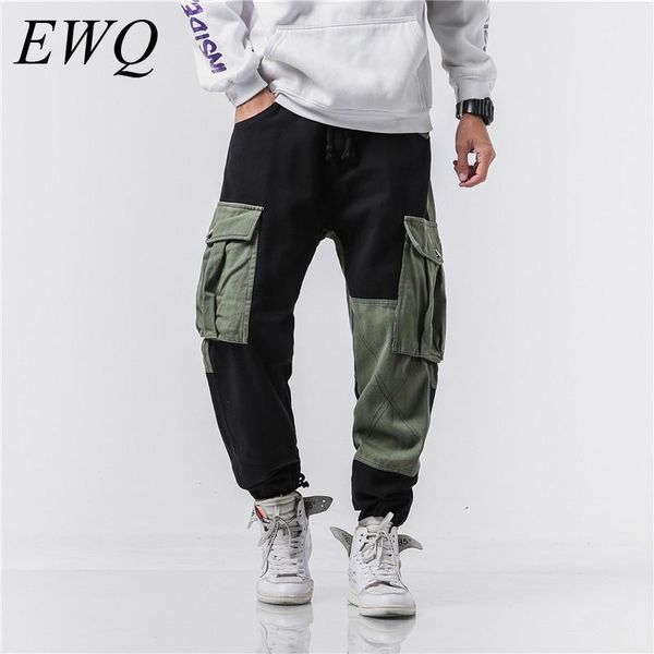 ewq / can ship men wear 2020 spring new hit color casaul pants three-dimensional big pocket loose tide sweatpants overalls 9y8101, Black
ewq / can ship men wear 2020 spring new hit color casaul pants three-dimensional big pocket loose tide sweatpants overalls 9y8101, Black