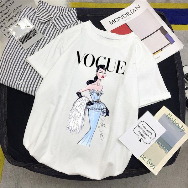 vogue women t рубашка эстетическая мода леди 90-х годов футболка harajuku ulzzang графические печати топы летняя футболка женские тройники о, White
vogue women t рубашка эстетическая мода леди 90-х годов футболка harajuku ulzzang графические печати топы летняя футболка женские тройники о, White