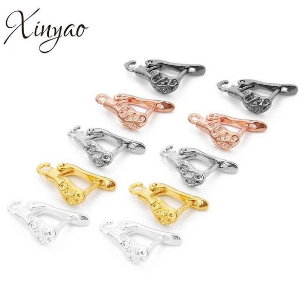 xinyao 10pcs/lot 10*19mm copper u shape leaves earring clips ear hooks earrings findings for components diy jewelry jllueo, Silver
xinyao 10pcs/lot 10*19mm copper u shape leaves earring clips ear hooks earrings findings for components diy jewelry jllueo, Silver