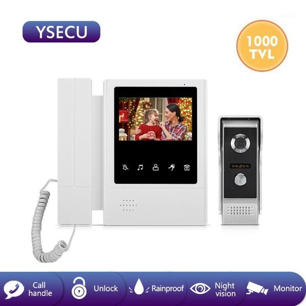 ysecu 4.3 inch wired video door phone system visual intercom doorbell with outdoor camera for home security1
ysecu 4.3 inch wired video door phone system visual intercom doorbell with outdoor camera for home security1