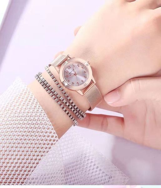 watch luminous waterproof women's japanese movement steel mesh band watch korean version simple fashion women's watch, Silver
watch luminous waterproof women's japanese movement steel mesh band watch korean version simple fashion women's watch, Silver