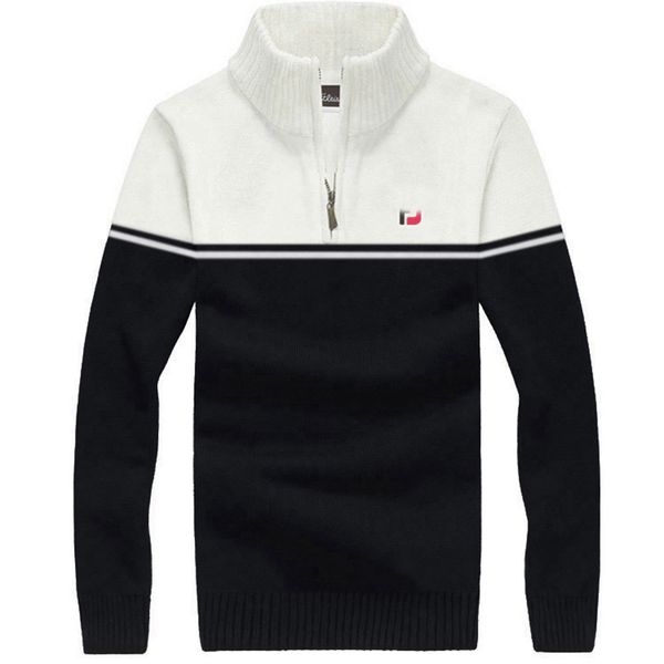 golf apparel f j new men's rabbit cashmere half-zip stand-up collar golf sweater golf t-shirt color-block sweater 201012, White;black
golf apparel f j new men's rabbit cashmere half-zip stand-up collar golf sweater golf t-shirt color-block sweater 201012, White;black