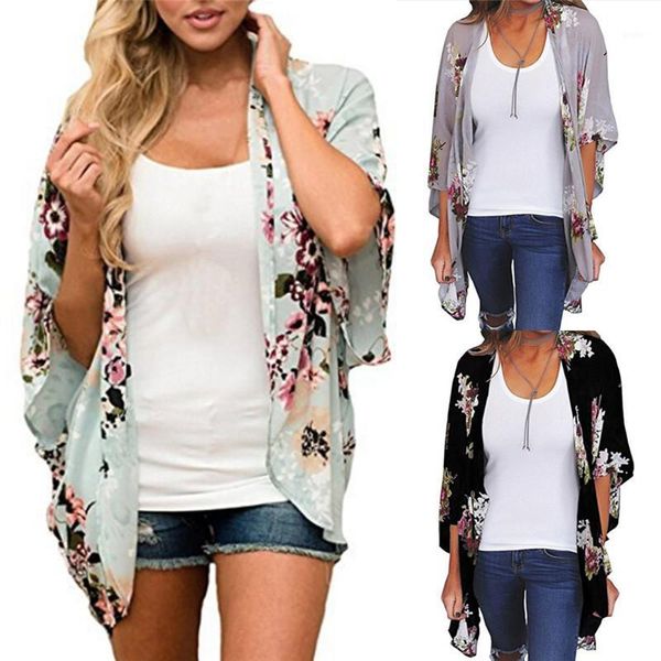 women chiffon batwing sleeve blouse ladies kimono chemise femme s-xxl women blouses floral cardigan1, White
women chiffon batwing sleeve blouse ladies kimono chemise femme s-xxl women blouses floral cardigan1, White