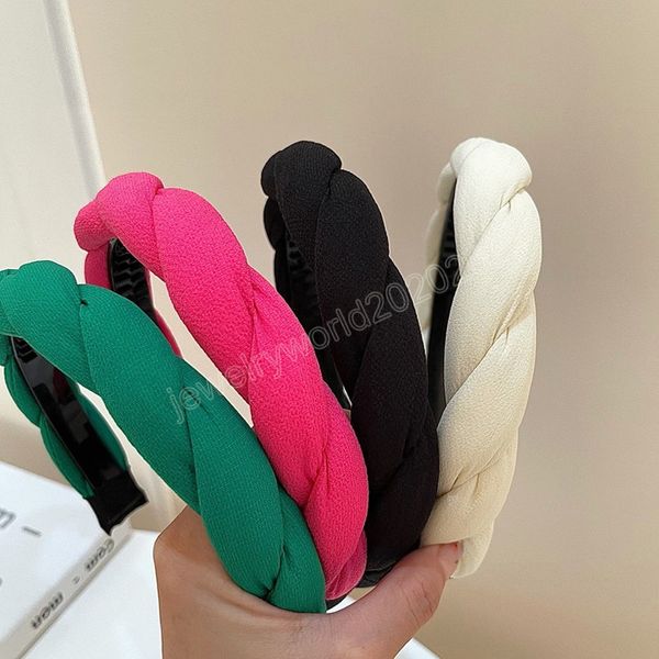 wide sides solid padded braids headbands wide-brimmed twisted headband elastic hair bands summer headbands for woman, Silver
wide sides solid padded braids headbands wide-brimmed twisted headband elastic hair bands summer headbands for woman, Silver