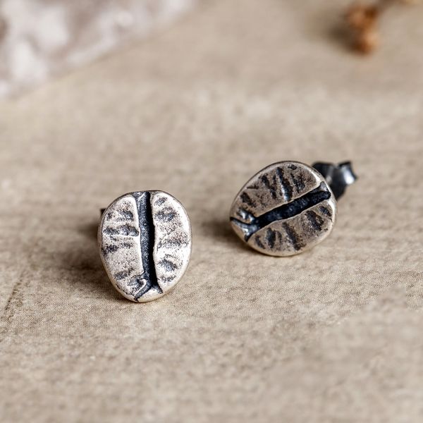 stud 925 sterling silver coffee beans earrings women punk vintage party wedding jewelry for girls, Golden;silver
stud 925 sterling silver coffee beans earrings women punk vintage party wedding jewelry for girls, Golden;silver