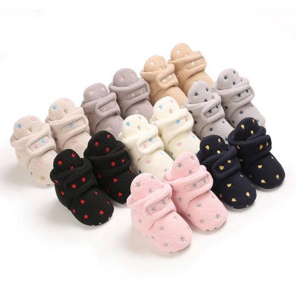 first walkers 0-18m baby boy girl winter thicken warm boots cute star print soft casual bottom infant kids shoes
first walkers 0-18m baby boy girl winter thicken warm boots cute star print soft casual bottom infant kids shoes