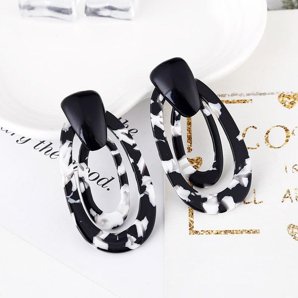 dangle & chandelier fashion acrylic resin oval drop earrings for women leopard print round boho female jewelry accessories, Silver
dangle & chandelier fashion acrylic resin oval drop earrings for women leopard print round boho female jewelry accessories, Silver