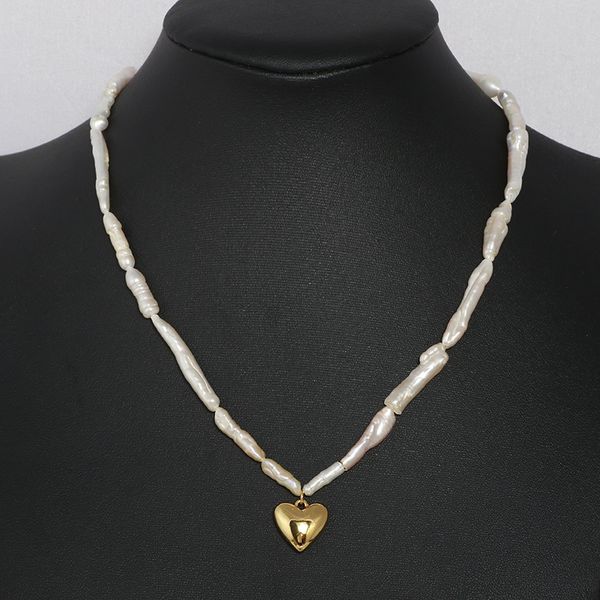 2020 natural freshwater pearl pendant girls love necklace supple, Silver
2020 natural freshwater pearl pendant girls love necklace supple, Silver