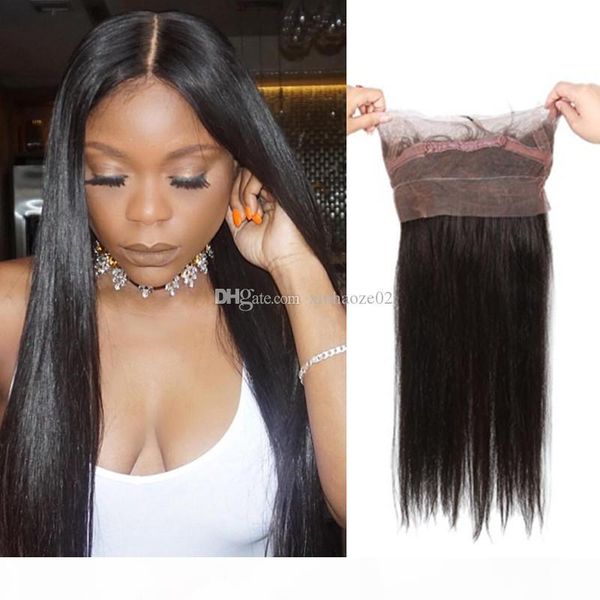peruvian straight hair 360 full lace frontal closures unprocessed virgin hair extensions 360 lace frontal band with baby hair, Black;brown
peruvian straight hair 360 full lace frontal closures unprocessed virgin hair extensions 360 lace frontal band with baby hair, Black;brown