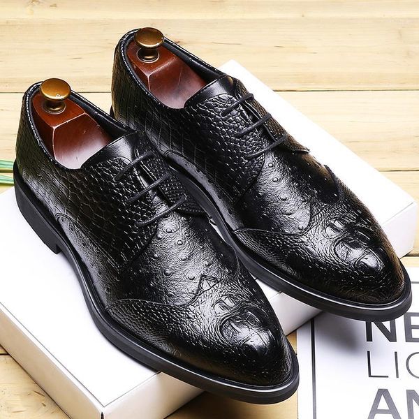 dress shoes men formal wedding leather carved business office men's flats oxfords for men1, Black
dress shoes men formal wedding leather carved business office men's flats oxfords for men1, Black