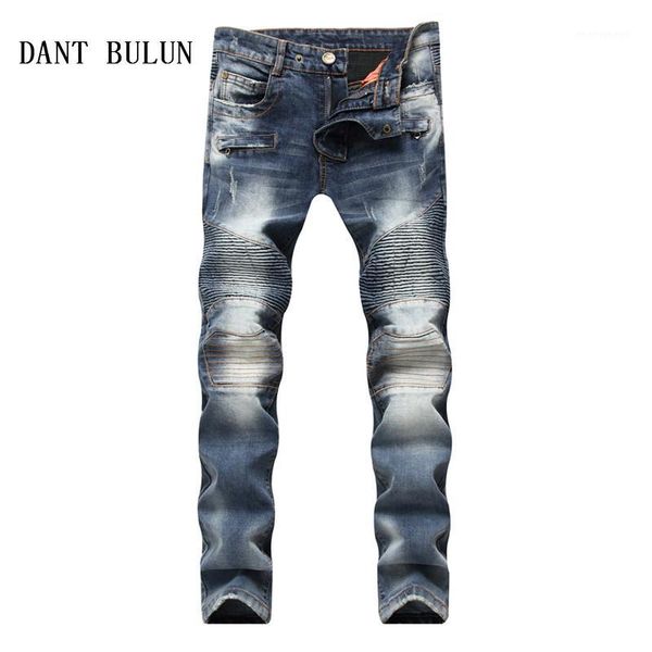 good quality men jeans fashion runway slim fit biker motorcycle jeans for men hip hop casual pleated pants,py001-11, Blue
good quality men jeans fashion runway slim fit biker motorcycle jeans for men hip hop casual pleated pants,py001-11, Blue