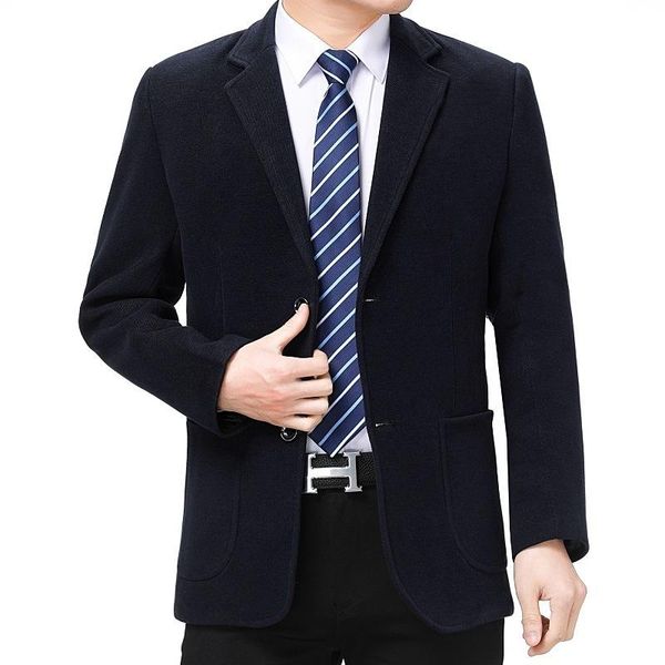 men's suits & blazers business woolen men suit jackets fashion male long sleeve pure color formal blazer masculino straight type costum, White;black
men's suits & blazers business woolen men suit jackets fashion male long sleeve pure color formal blazer masculino straight type costum, White;black