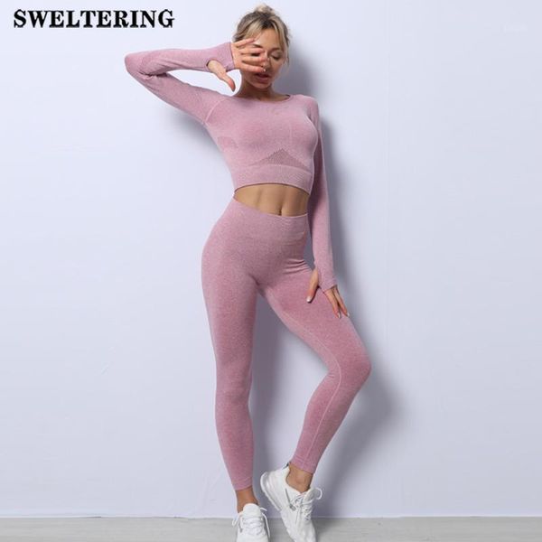 2 piece seamless yoga set women gym clothing push up fitness long sleeve crop high waist workout leggings sports suit1, White;red
2 piece seamless yoga set women gym clothing push up fitness long sleeve crop high waist workout leggings sports suit1, White;red