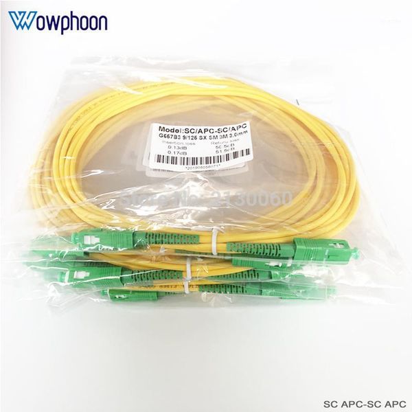 10 pcs sc apc to sc apc simplex 3.0mm g657b3 single mode fiber patch cable fibra optica jumper fiber patch cord ftth1
10 pcs sc apc to sc apc simplex 3.0mm g657b3 single mode fiber patch cable fibra optica jumper fiber patch cord ftth1