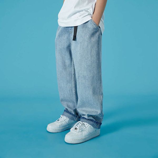 ek clothing curling smile face letter small details boy's jeans hip hop middle school children's long pants fashion, Blue
ek clothing curling smile face letter small details boy's jeans hip hop middle school children's long pants fashion, Blue
