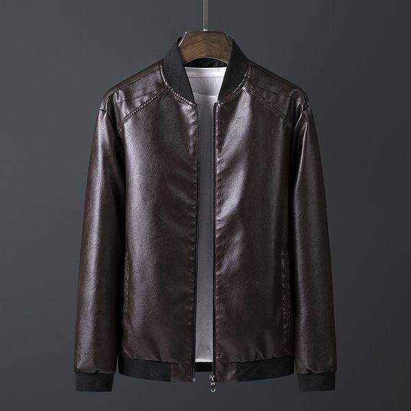 men's leather spring and autumn korean style slim trend handsome plus cashmere motorcycle pu kg-747, Black
men's leather spring and autumn korean style slim trend handsome plus cashmere motorcycle pu kg-747, Black