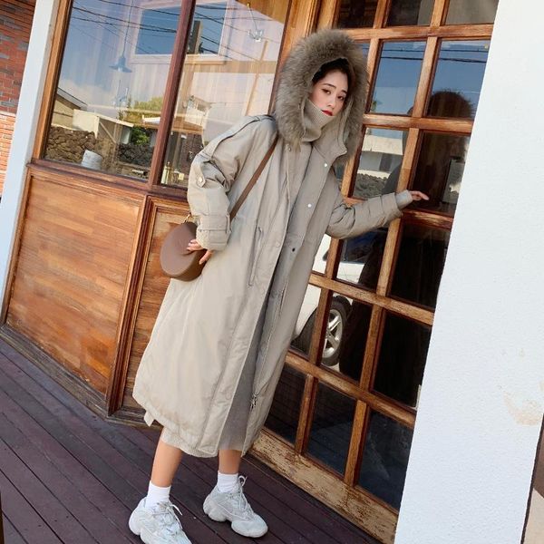 in the fall and winter of cotton-padded jacket female tide thickening cotton-padded jacket long loose coat2020 new, Black
in the fall and winter of cotton-padded jacket female tide thickening cotton-padded jacket long loose coat2020 new, Black