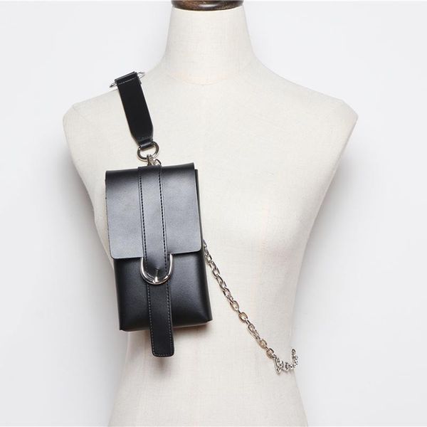 hatcyggo fanny packs for women fashionable shoulder bag hip hop chain belt bag black crossbody chest pack leather waist packs1
hatcyggo fanny packs for women fashionable shoulder bag hip hop chain belt bag black crossbody chest pack leather waist packs1