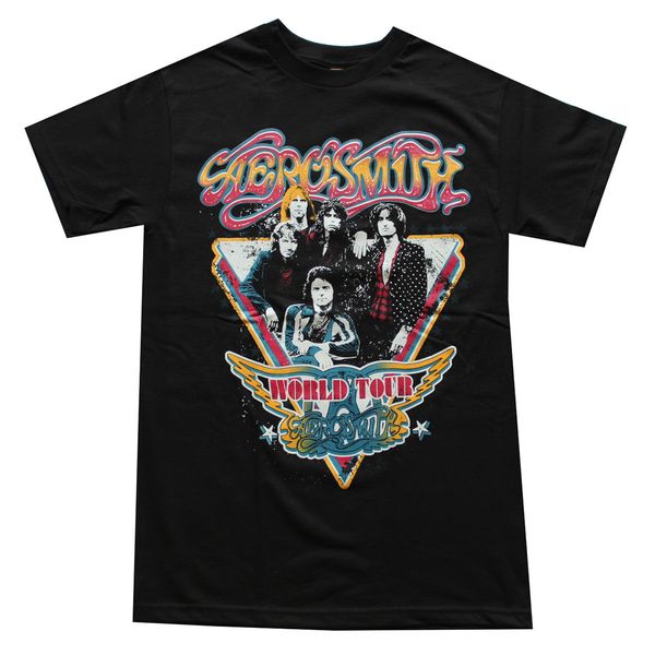 aerosmith world tour mens t shirt black sport hooded sweatshirt hoodie