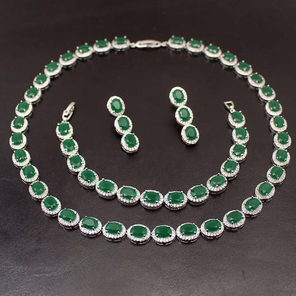 hermosa natural greenemerald rubysapphire 925 sterling silver color bracelet earring necklace jewelry sets for women
hermosa natural greenemerald rubysapphire 925 sterling silver color bracelet earring necklace jewelry sets for women