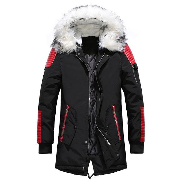 winter jacket men fur collar hooded oversized black long parka coats pu thicken windproof warm jackets outerwear kg-520, Black;brown
winter jacket men fur collar hooded oversized black long parka coats pu thicken windproof warm jackets outerwear kg-520, Black;brown