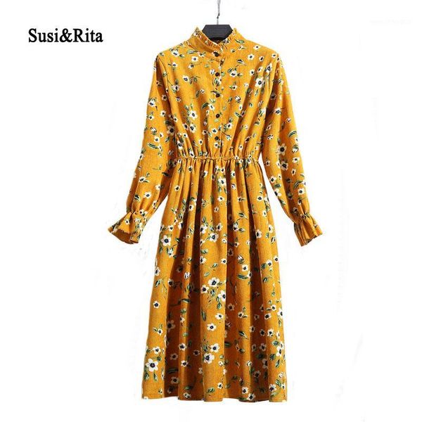 party dresses susi&rita vintage floral print autumn dress women 2021 long sleeve elegant ladies winter vestidos robe femme1, White;black
party dresses susi&rita vintage floral print autumn dress women 2021 long sleeve elegant ladies winter vestidos robe femme1, White;black